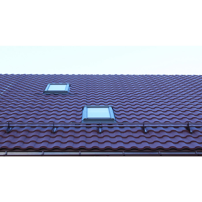 Металлочерепица Grand Line Kredo (Кредо) 0,5 Atlas RAL 3005 Красное вино фото 4