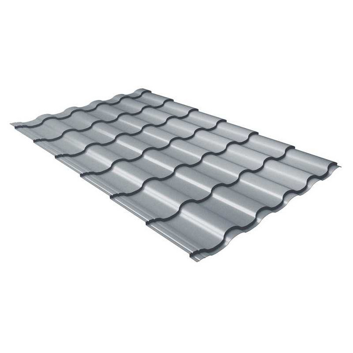 Металлочерепица Grand Line Kredo (Кредо) 0,45 Drap RAL 7004