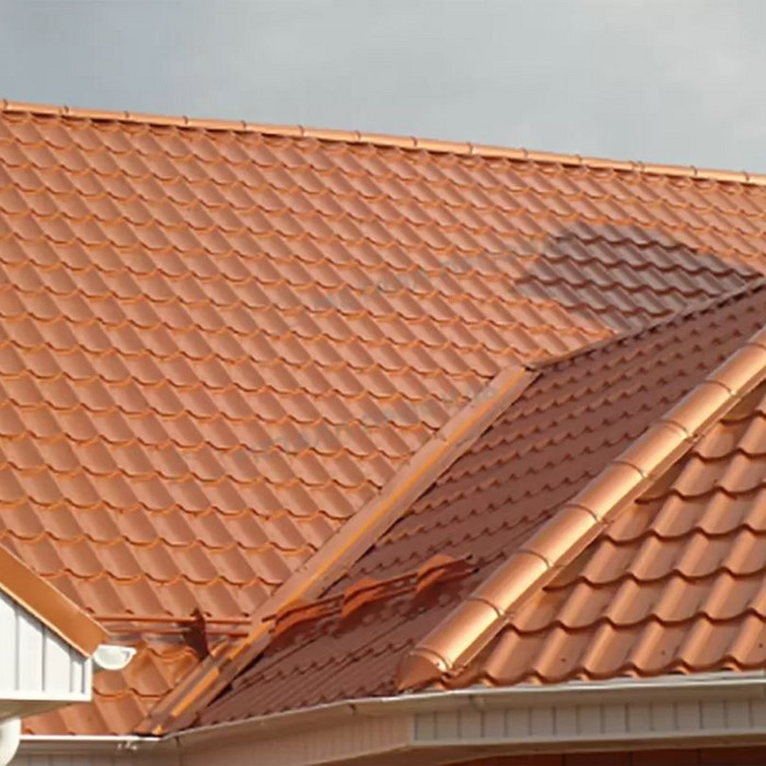 Металлочерепица Металл-Профиль Ламонтерра 0,5 AGNETA® Copper/Copper/Медный/Медный фото 3
