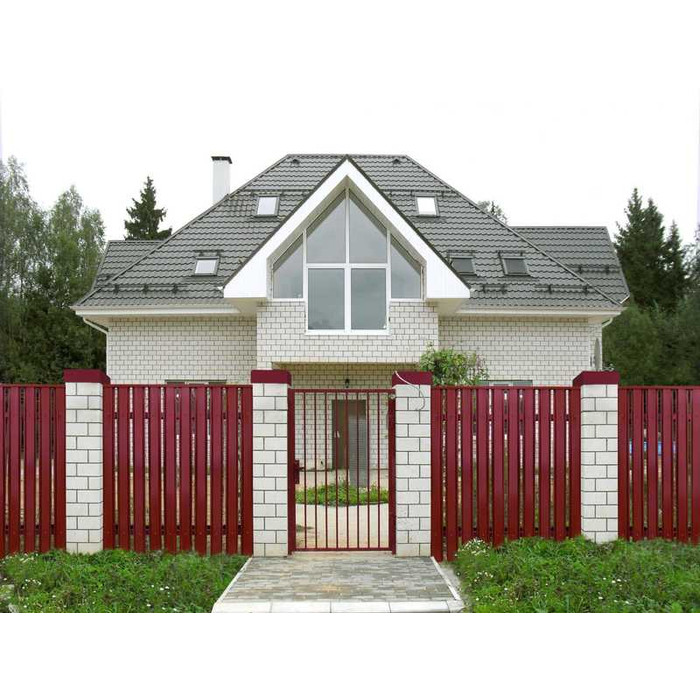 Штакетник П-образный В Grand Line 0,5 Velur RAL 6020 Хромовая Зелень фото 2