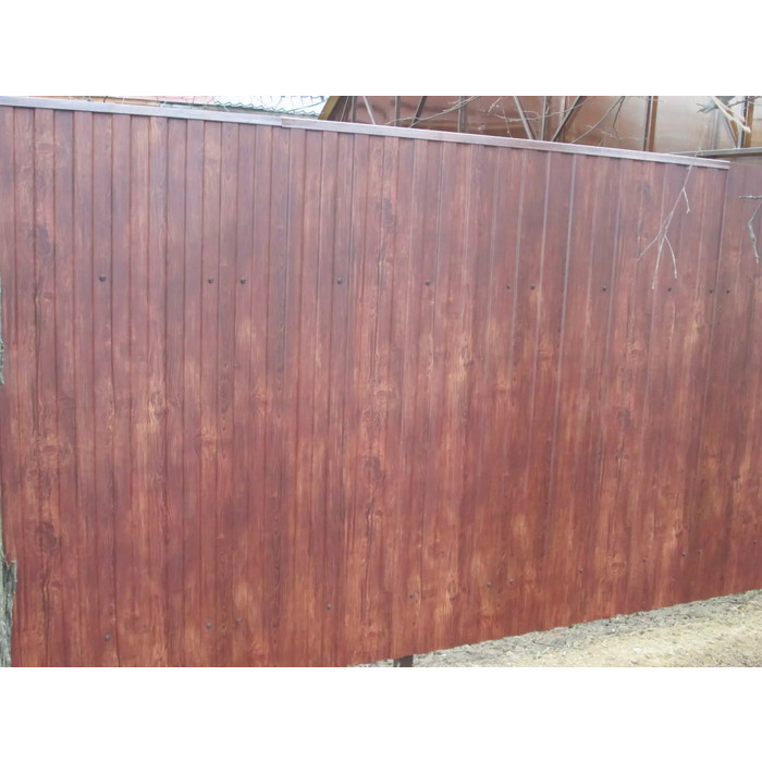 Профлист Grand Line C10A Print Premium 0.4 мм Wood фото 4
