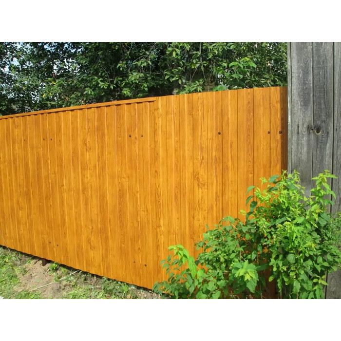 Профнастил С10A 0,4 Print Premium Golden Wood фото 3