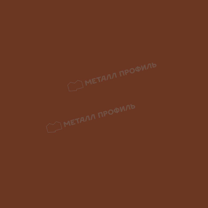 Штакетник Металл Профиль ELLIPSE-T 0,5 NormanMP RAL 3011 Коричнево-красный фото 2