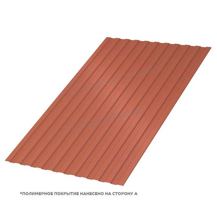 Профлист Металл Профиль С-8 0,5 VikingMP® E RAL 8004 Коричневая медь | B