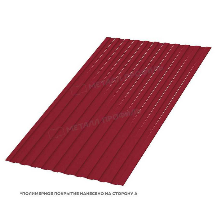 Профлист Металл Профиль С-8x1150-B 0,45 Полиэстер RAL 3003 Красный рубин
