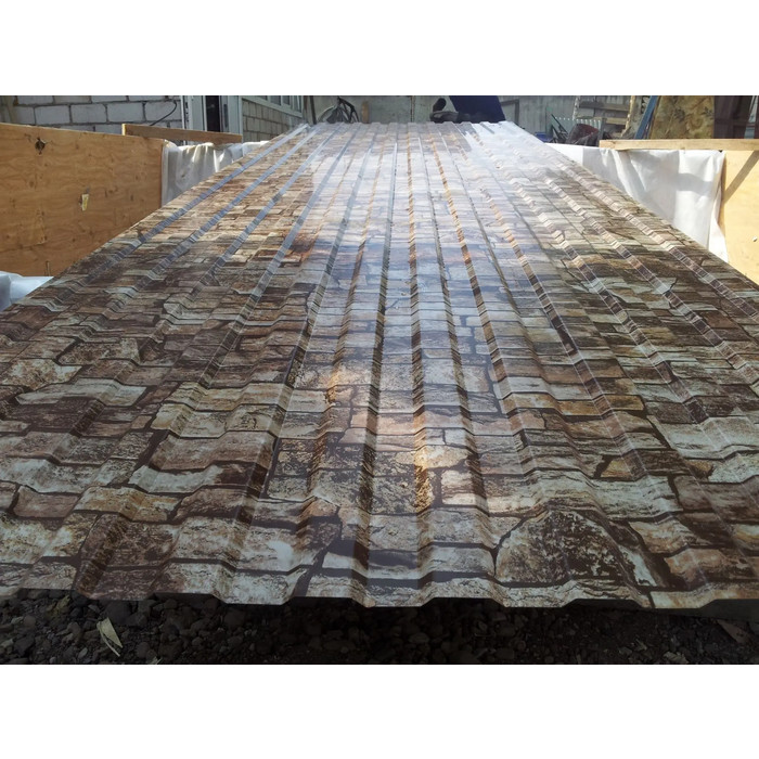 Профлист Grand Line C10A Print Elite 0.45 мм Fine Stone фото 3