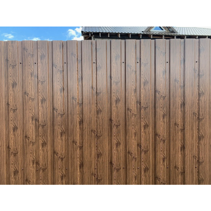 Профлист Grand Line C10A Print Elite 0.45 мм Honey Wood фото 3