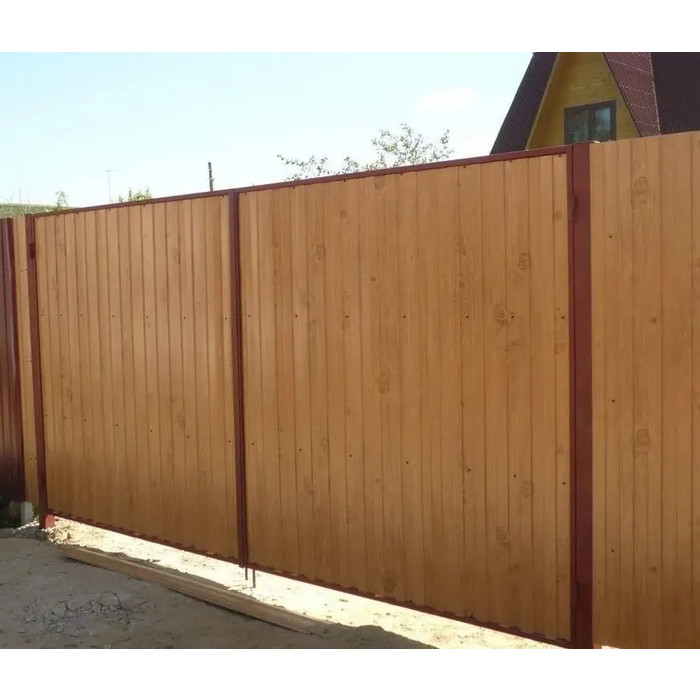 Профлист Grand Line C10A Print Elite 0.45 мм Honey Wood фото 4