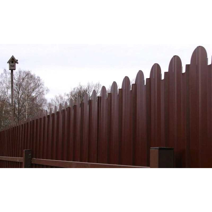 Профлист Grand Line фигурный C10A Print-double Elite 0.45 мм Golden Wood фото 3