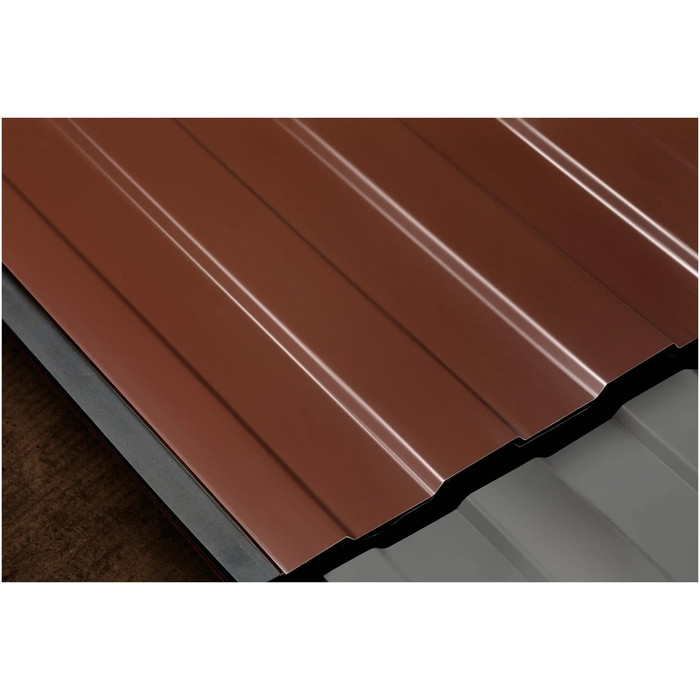 Профлист Металл Профиль МП-10 0,5 PURMAN® RAL 9005 Черный темный | A фото 3
