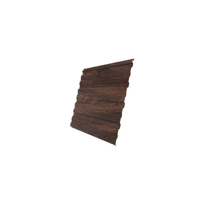 Профнастил С8А 0,45 Print Elite с пленкой Chestnut Wood (обратная сторона серая)