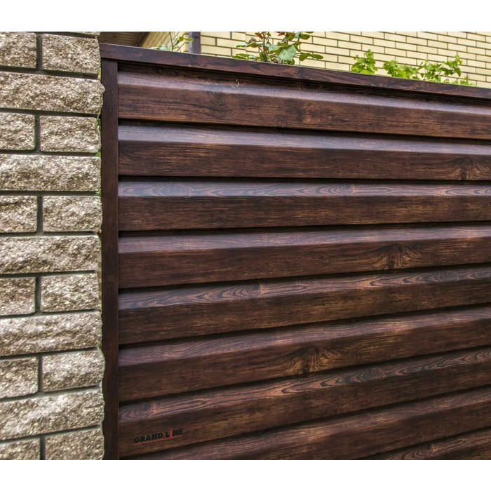 Профлист Grand Line С10В Print Premium 0.45 мм Rowan фото 4