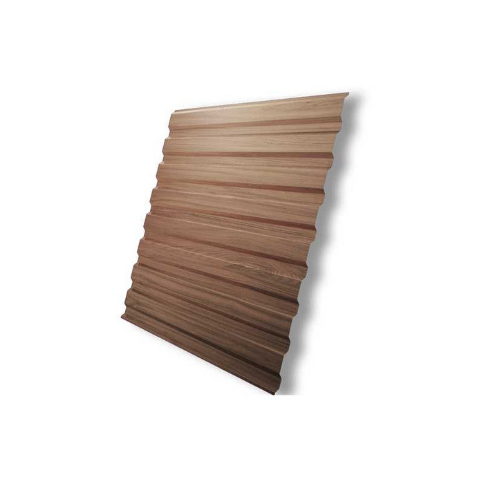 Профлист Grand Line C20A Print Elite 0.45 мм Honey Wood