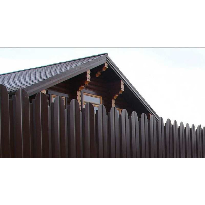 Профлист Grand Line фигурный C20A Print Premium 0.45 мм Antique Wood фото 2