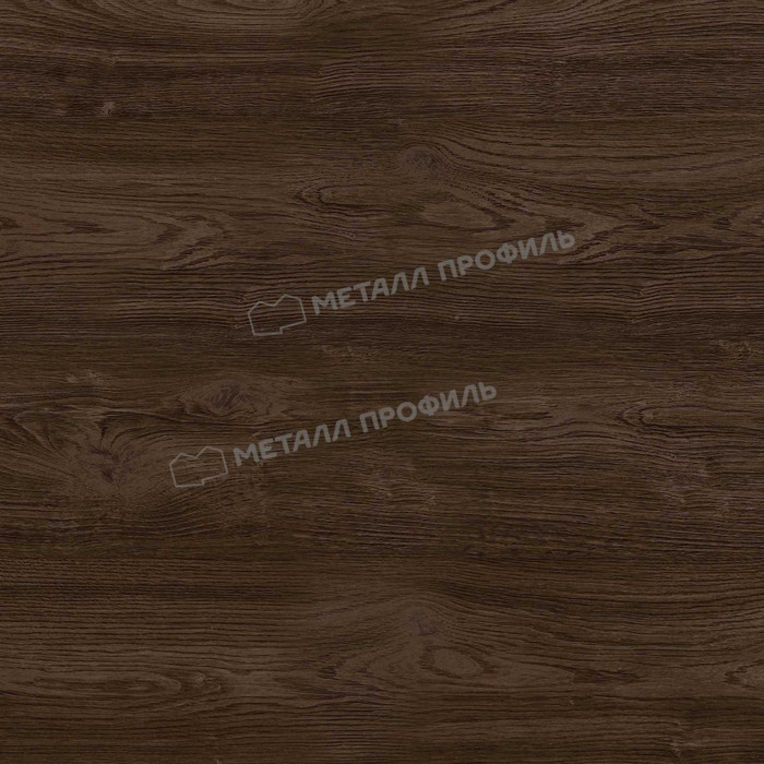 Профлист Металл Профиль МП-10 0,5 ECOSTEEL® матовый Мореный Дуб | A, Двустороннее покрытие фото 2