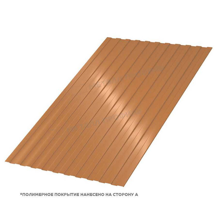 Профлист Металл Профиль С-8x1150-A 0,5 AGNETA® Copper/Copper/Медный/Медный