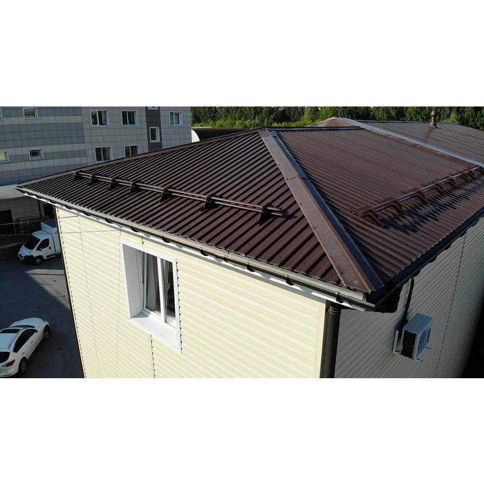 Профлист Grand Line C10A Rooftop Matte 0.5 мм RAL 8017 Шоколад фото 7