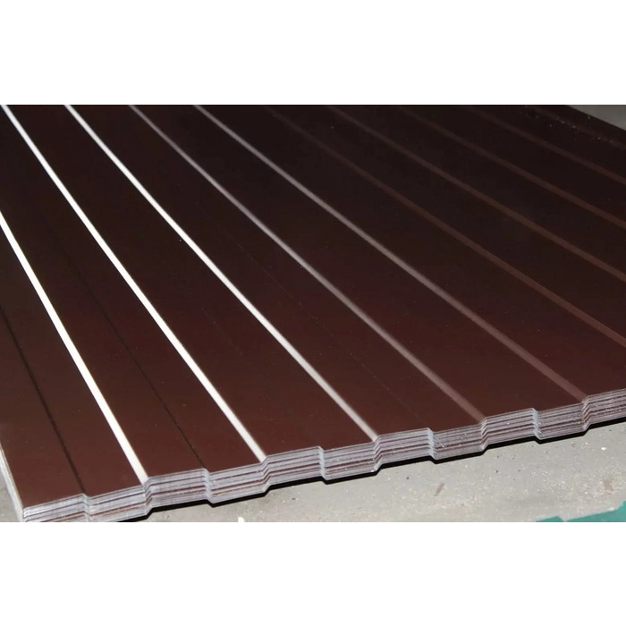 Профлист Grand Line C10A Rooftop Matte 0.5 мм RAL 8017 Шоколад фото 2