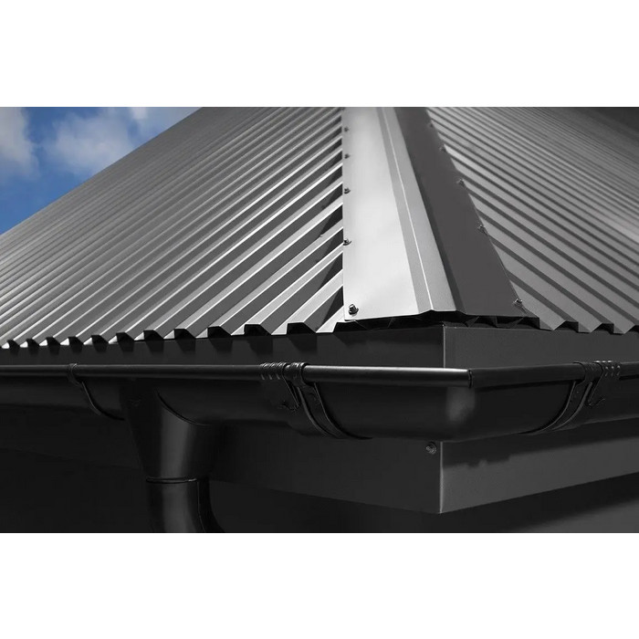 Профлист Grand Line C10A Rooftop Matte 0.5 мм RAL 9005 Черный фото 3