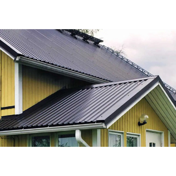 Профлист Grand Line C10A Rooftop Matte 0.5 мм RR 32 Темно-Коричневый фото 5