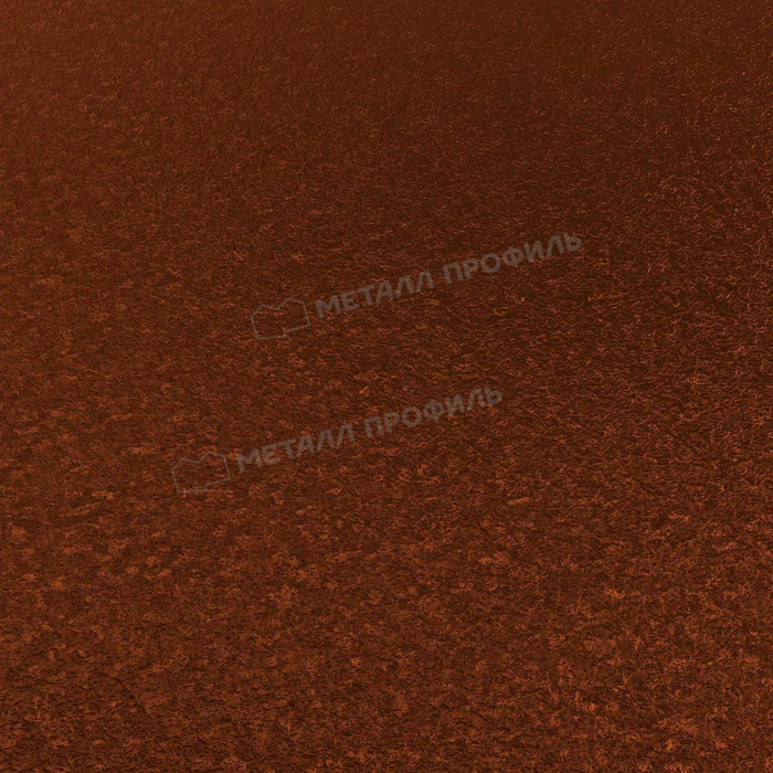 Штакетник Металл Профиль ELLIPSE-T 0,45 VikingMP® RAL 3011 Коричнево-красный фото 2