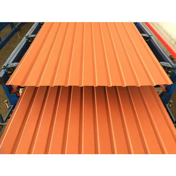Профлист Grand Line фигурный C8A Drap 0.45 мм RAL 8004 Терракота фото 7