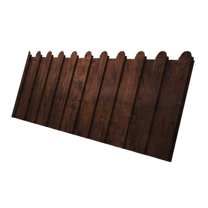 Профнастил С8А фигурный 0,45 Print Elite с пленкой Cherry Wood