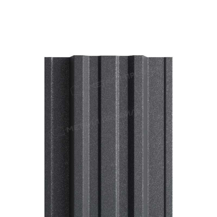 Штакетник Металл Профиль TRAPEZE-T 0,5 VikingMP® E RAL 7024 Серый графит