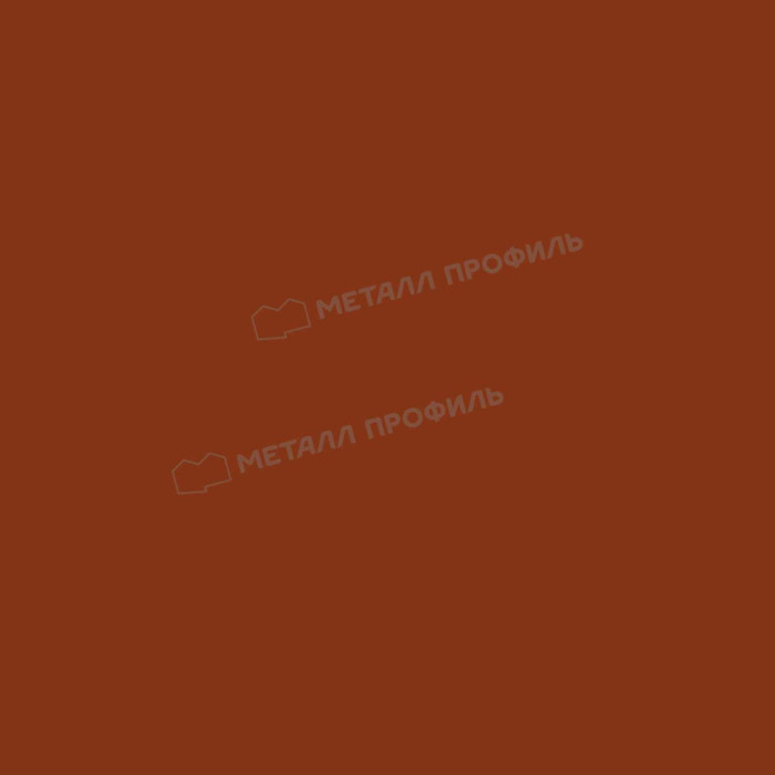 Штакетник Металл Профиль ELLIPSE-T 0,5 NormanMP RAL 8004 Коричневая медь фото 2