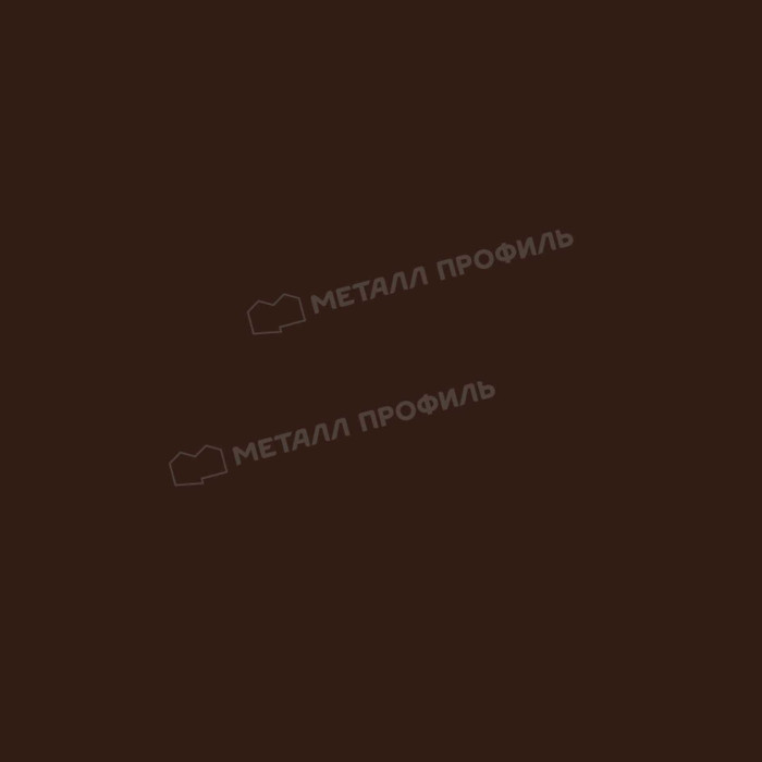 Штакетник Металл Профиль ELLIPSE-T 0,5 NormanMP RAL 8017 Коричневый шоколад фото 2