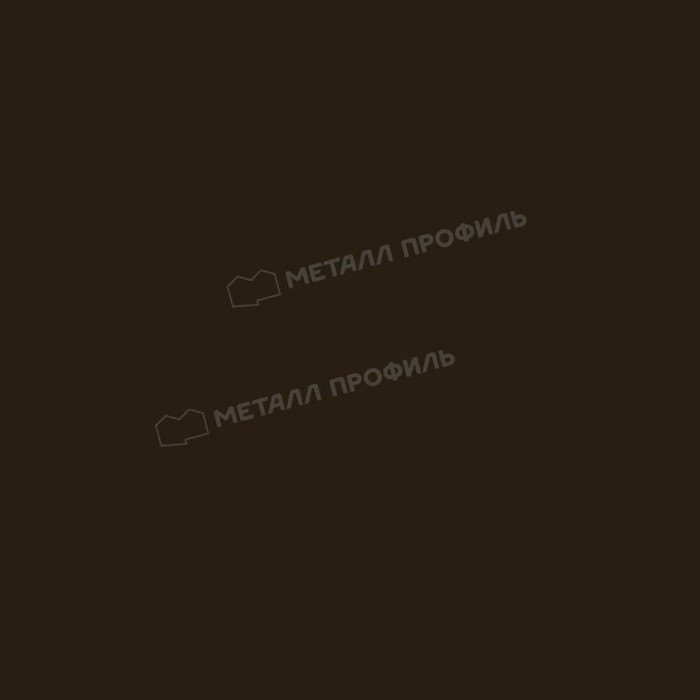 Штакетник Металл Профиль TRAPEZE-T 0,45 Полиэстер RR 32 Темно-коричневый фото 2