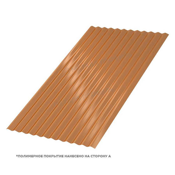 Профлист Металл Профиль МП-18 0,5 AGNETA® Copper/Copper