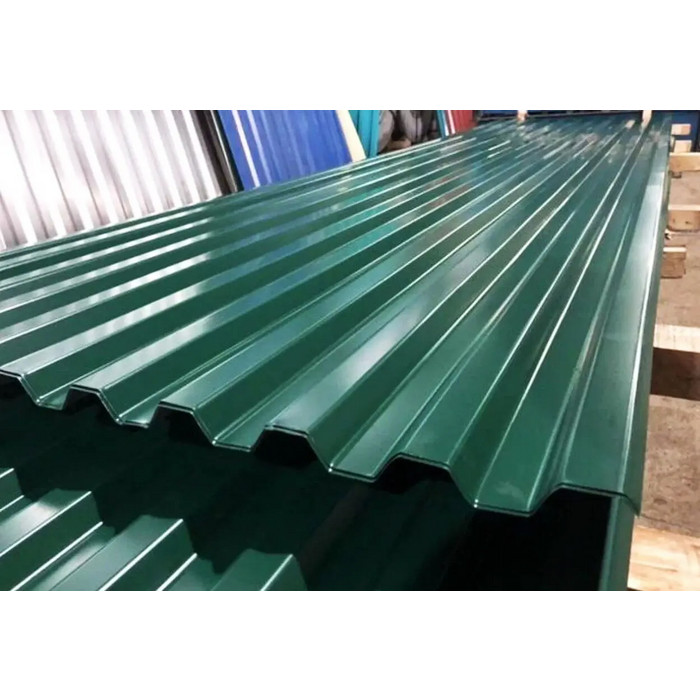 Профлист Grand Line С21R Drap 0.45 мм RAL 6005 Зеленый Мох фото 2