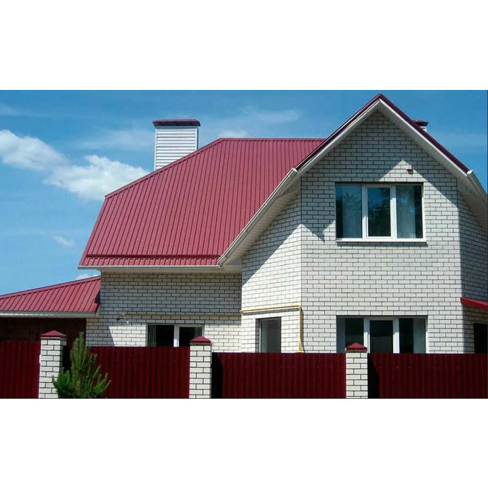 Профлист Металл-Профиль МП-20 VikingMP® E 0.5 мм RAL 3005 Красное вино фото 5
