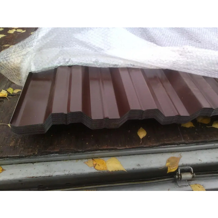 Профлист Grand Line HC44R Rooftop Matte 0.5 мм RAL 8017 Шоколад фото 2