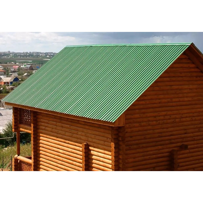 Профлист Grand Line HC35R Drap 0.45 мм RAL 6005 Зеленый Мох фото 2
