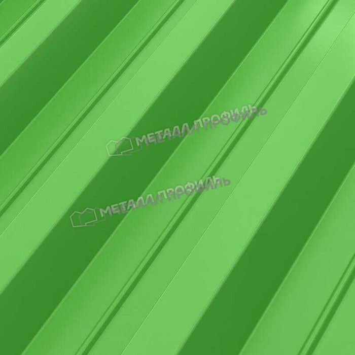 Профлист Металл Профиль Н-60 0,5 NormanMP RAL 6018 Жёлто-зелёный фото 5