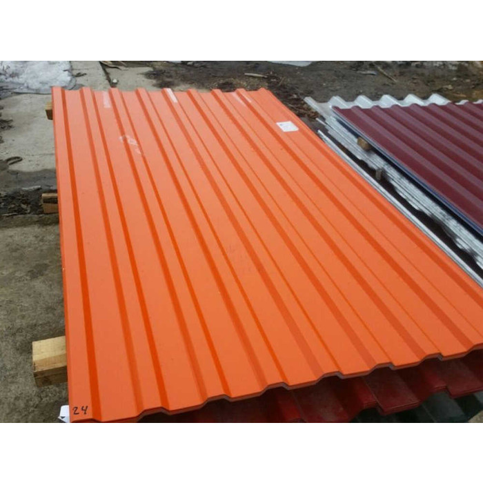 Профлист Металл-Профиль МП-20 VikingMP® E 0.5 мм RAL 8004 Коричневая медь фото 3
