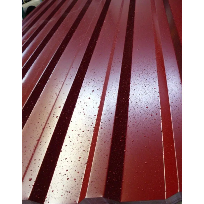 Профлист Металл Профиль С-21 0,45 VikingMP® RAL 3005 Красное вино фото 8