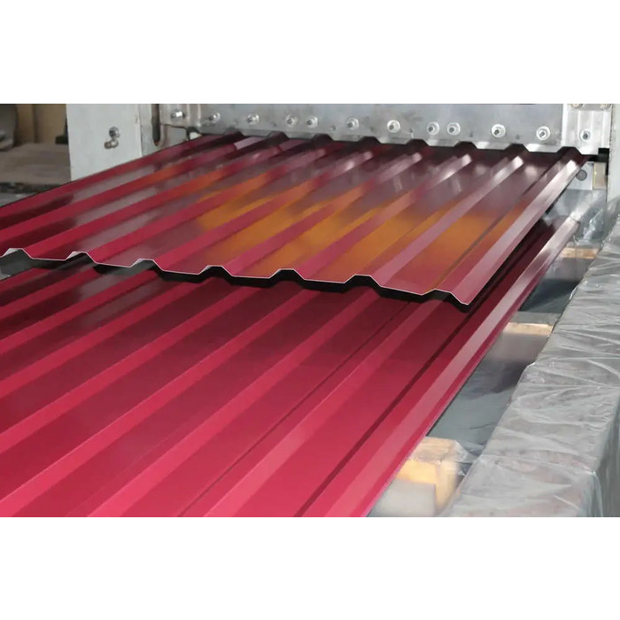 Профлист Металл Профиль МП-20 0,5 PURMAN® RAL 3011 Коричнево-красный | B фото 4
