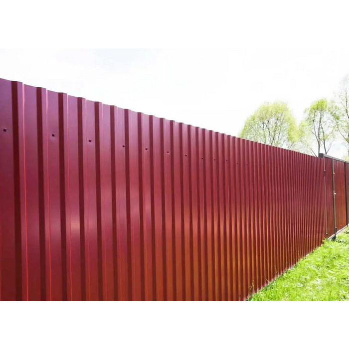 Профлист Металл Профиль МП-20 0,5 PURMAN® RAL 3011 Коричнево-красный | B фото 3