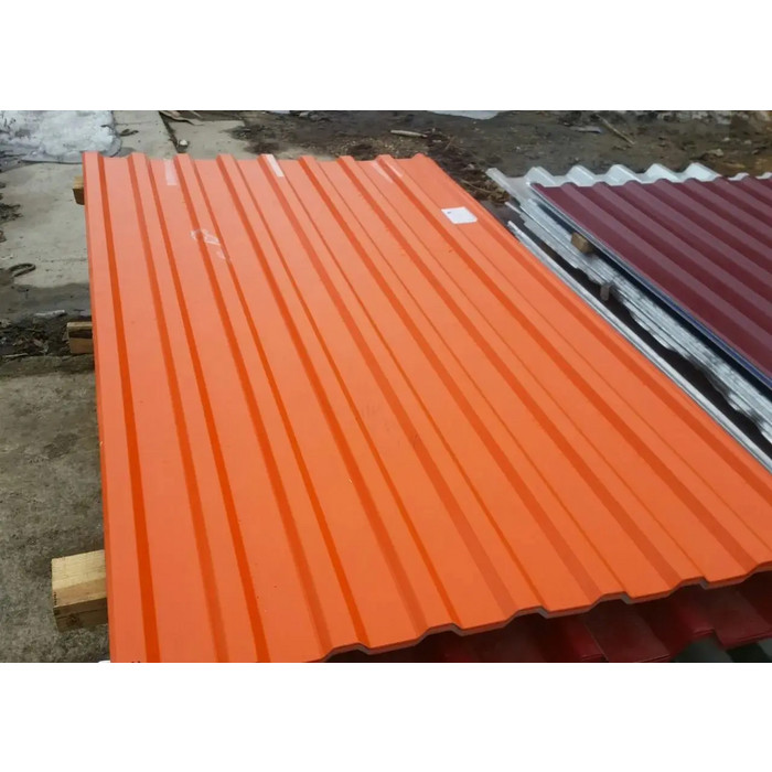 Профлист Grand Line С21R PurLite Matt 0.5 мм RAL 8004 Терракота фото 6