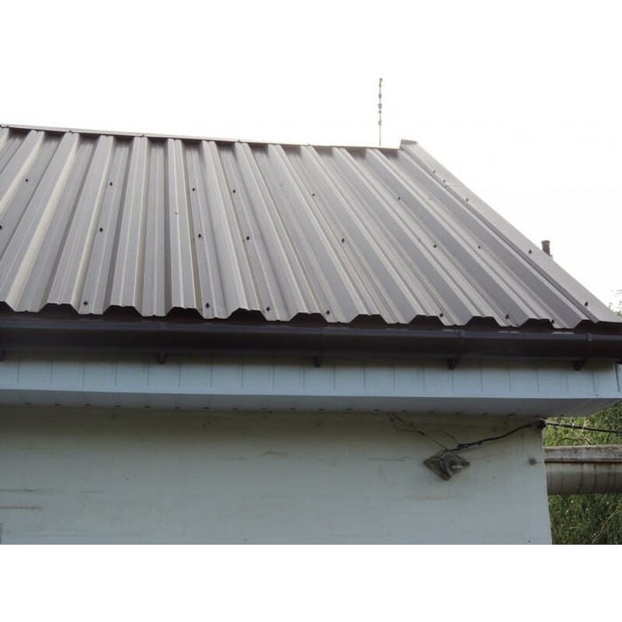 Профлист Grand Line H60R Rooftop Matte 0.5 мм RR 32 Темно-Коричневый фото 2