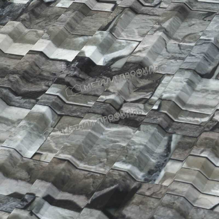 Профлист Металл Профиль МП-20 0,5 ECOSTEEL® Белый Камень | B фото 5