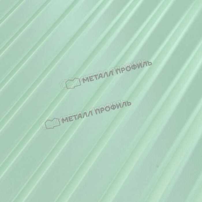 Профлист Металл Профиль МП-18 0,5 PURMAN® Tourmalin/Светло-зеленый металлик | A фото 5