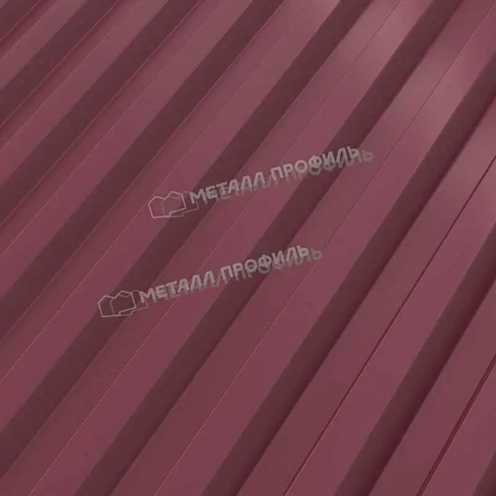 Профлист Металл-Профиль С-21 PURMAN® 0.5 мм RAL 3005 Красное вино фото 5
