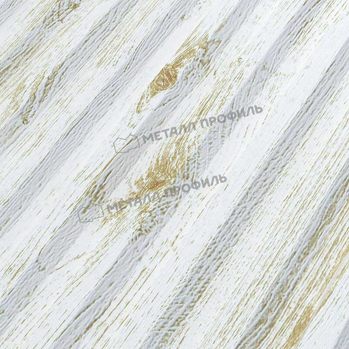 Профлист Металл-Профиль МП-35 ECOSTEEL® матовый 0.5 мм Беленый Дуб фото 3