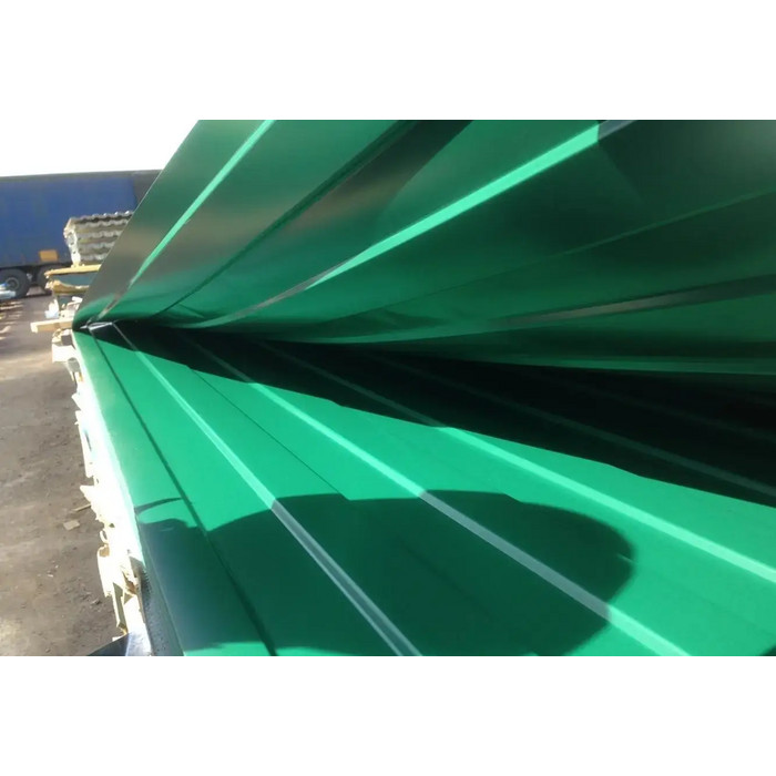 Профлист Grand Line С10R GreenCoat Pural BT, matt 0.5 мм RR 11 Темно-Зеленый фото 5