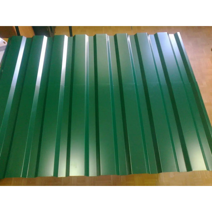 Профлист Grand Line С10R GreenCoat Pural BT, matt 0.5 мм RR 11 Темно-Зеленый фото 6