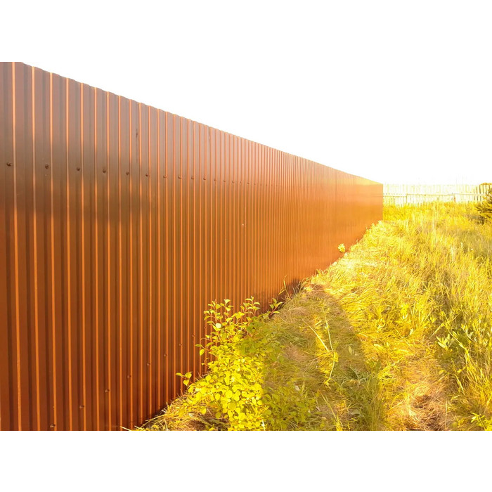 Профлист Металл Профиль МП-20x1100-A 0,5 AGNETA® Copper/Copper/Медный/Медный фото 5